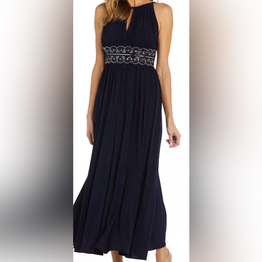 R&M Richards Black Sleeveless Dress